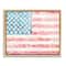 Stupell Industries Patriotic Brushed Flag Floater Framed Art